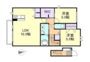 パルテフォルミオ【203号室】の間取り