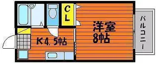 プリムベール【106号室】の間取り