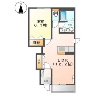 ラフィネ【1階】の間取り