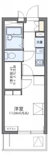 レオパレス瓦町【1階】の間取り