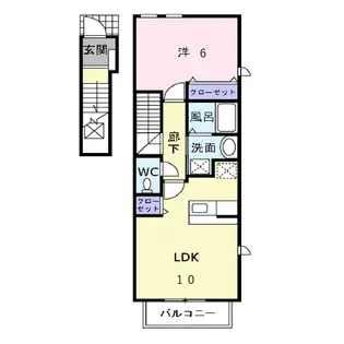 フェアリー ガーデン【2階】の間取り
