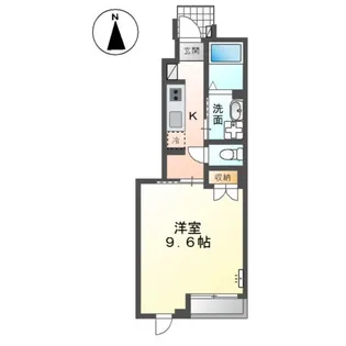 ブランディーユ【1階】の間取り