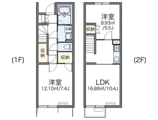 レオネクストKIZUNA【1階】の間取り