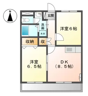ライツェント プラッツ【1階】の間取り
