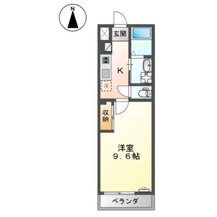 仮)シェルル中畝【2階】の間取り
