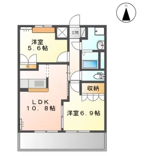 ファインパストラル【2階】の間取り