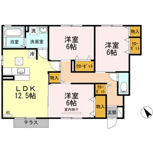 グランメゾン【1階】の間取り
