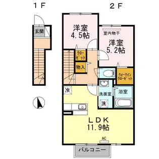 arche K【2階】の間取り