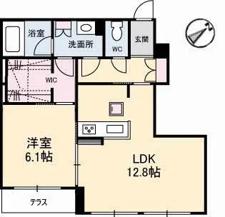 ジョリカⅦ【103号室】の間取り