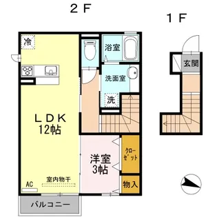 フォレスト21【2階】の間取り