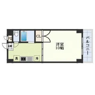 レジデンス春日町【601号室】の間取り