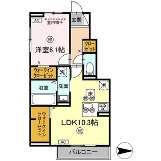 Etoalia【1階】の間取り