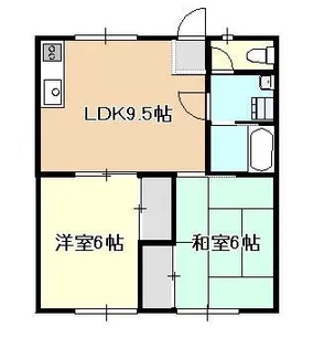 木ノ山グリーンハウス【2階】の間取り