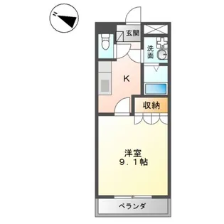 ディアドリーム【2階】の間取り