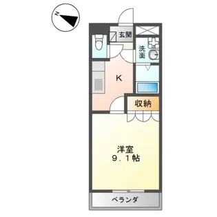 ディアドリーム【1階】の間取り