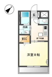 サンパレス水江【1階】の間取り