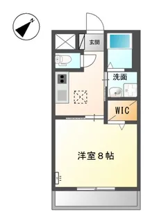 サンパレス水江【1階】の間取り