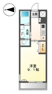 エスポワールⅡ【1階】の間取り