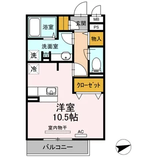 ノールリヴィエールトロワ【1階】の間取り