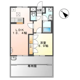 フィエスタ【1階】の間取り
