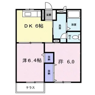 エルディム フジ C【1階】の間取り