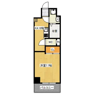 ベラカーサノース【10階】の間取り