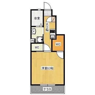 High Crea【103号室】の間取り
