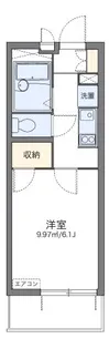 レオパレスアステック Ⅱ【4階】の間取り