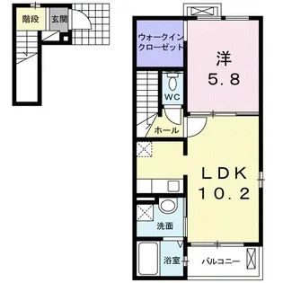 フォルトゥーナ【2階】の間取り