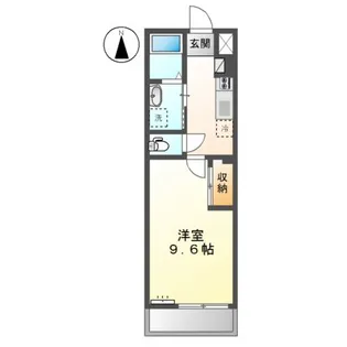 仮)シェルルユーロピュア清輝本町【2階】の間取り