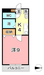 サンライズマンション【1階】の間取り