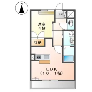 エクセル【1階】の間取り