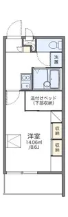 レオパレスコンフォール石橋A【2階】の間取り