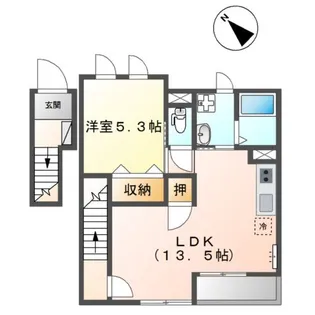 カサ・ベルデ【2階】の間取り