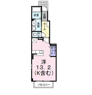 ブリーズ【1階】の間取り