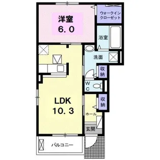 EIGHT福島B【1階】の間取り