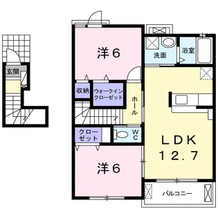 ソラーナS C【2階】の間取り