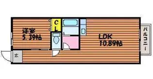 クレモンポイント・A【101号室】の間取り
