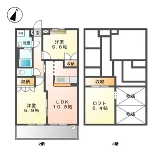 アイディール・ネオ【2階】の間取り