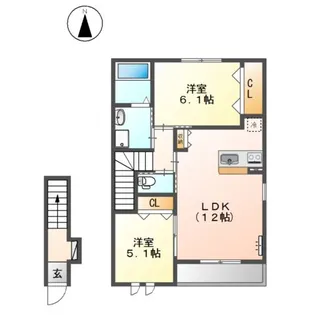 Peer Maison(ピア メゾン)【2階】の間取り