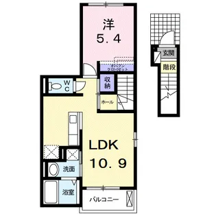 モンレーブM【2階】の間取り