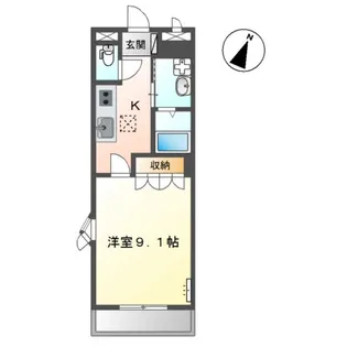 サントレノ【1階】の間取り