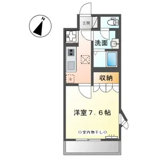 レスポワール善通寺【1階】の間取り