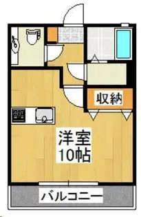 ラヴニール・中央【2階】の間取り