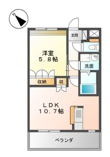 ウィッシュ【2階】の間取り