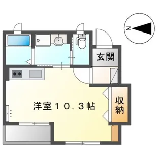 アクアサイド【1階】の間取り