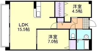 ベルアージュ【4階】の間取り