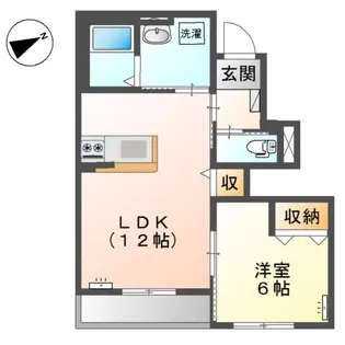 Aero Forest【1階】の間取り