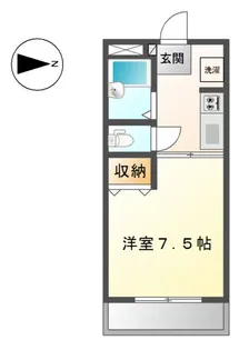 パープルメゾンⅡ【1階】の間取り