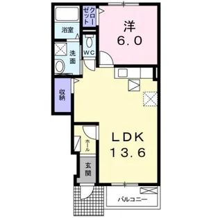 プランドール・ソフィアⅡ【1階】の間取り